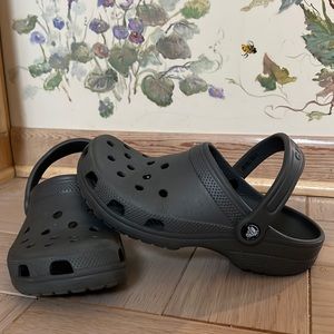 Grey crocs